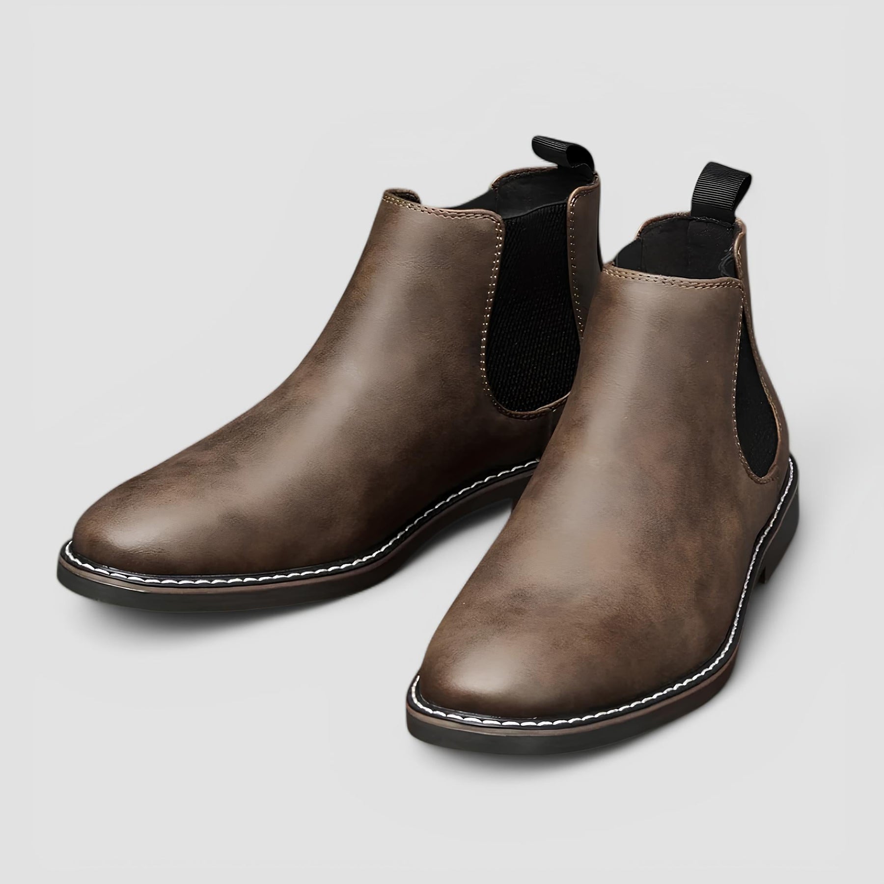 SaintGarnier™ | Men’s Leather Chelsea Boots