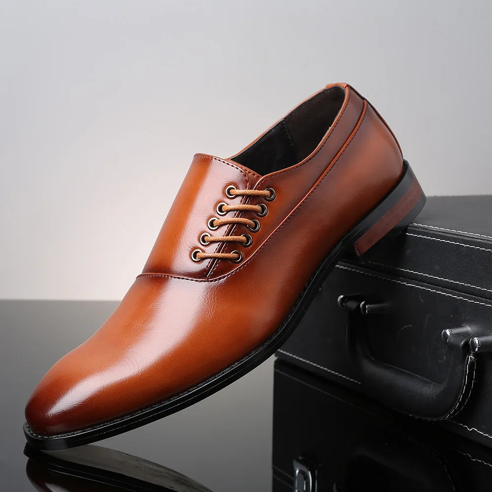 SaintGarnier™ | Men’s Side-Lace Oxford Shoes