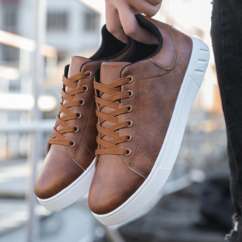 SaintGarnier™ | Men’s Leather Casual Sneakers