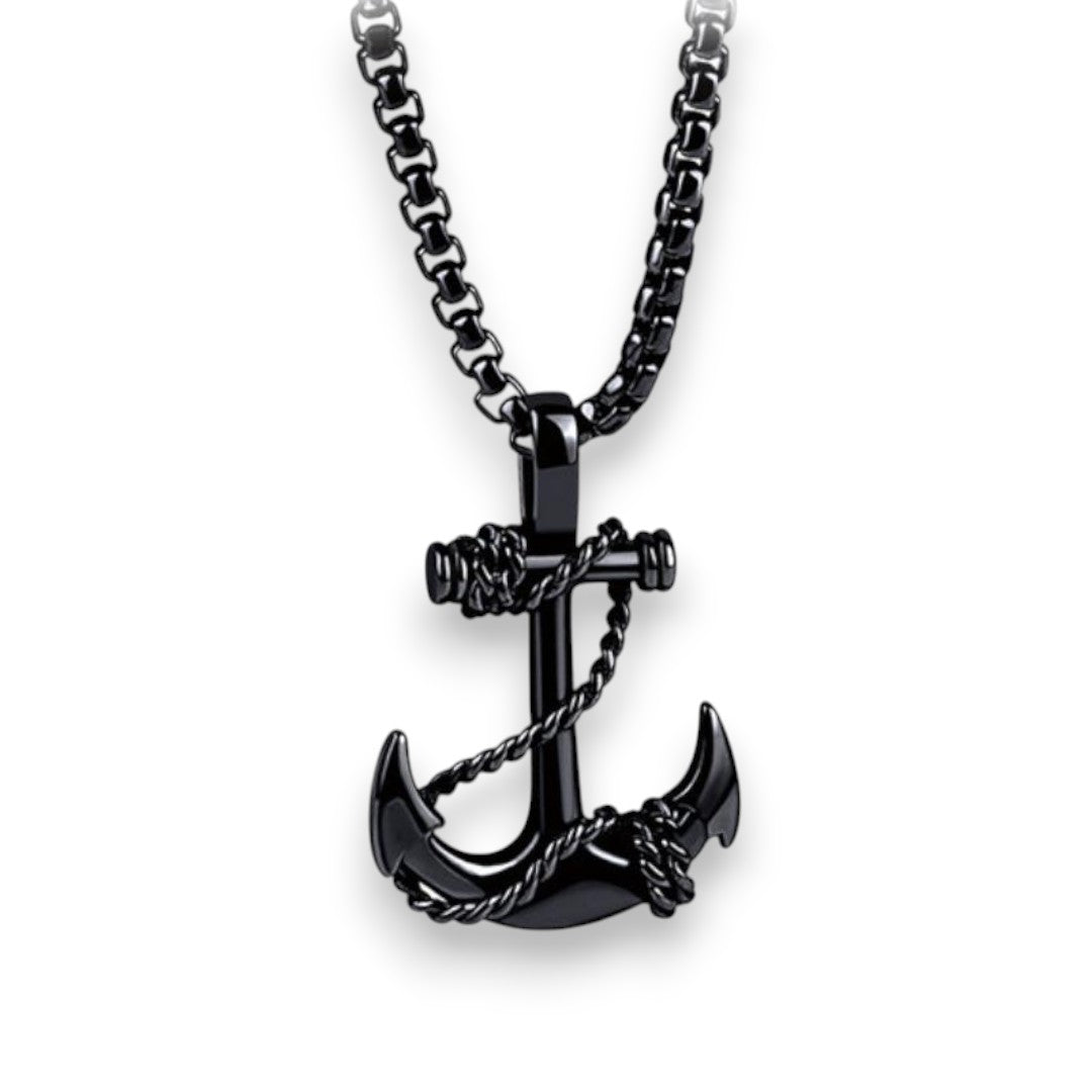 SaintGarnier™ | Anchor Cross Necklace – Faith & Strength