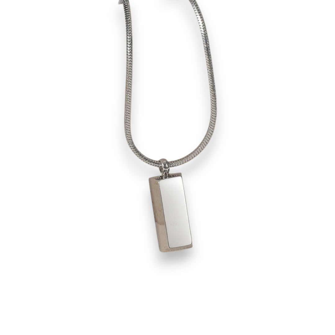 SaintGarnier™ | Axis Tag Pendant – Minimal Strength