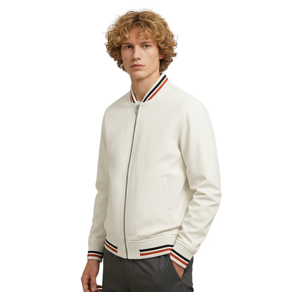 SaintGarnier™ | Bomber Varsity Élégant