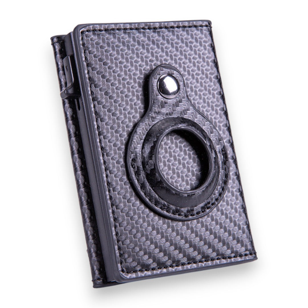 SaintGarnier™ | CardShield RFID Wallet – Slim & AirTag-Ready