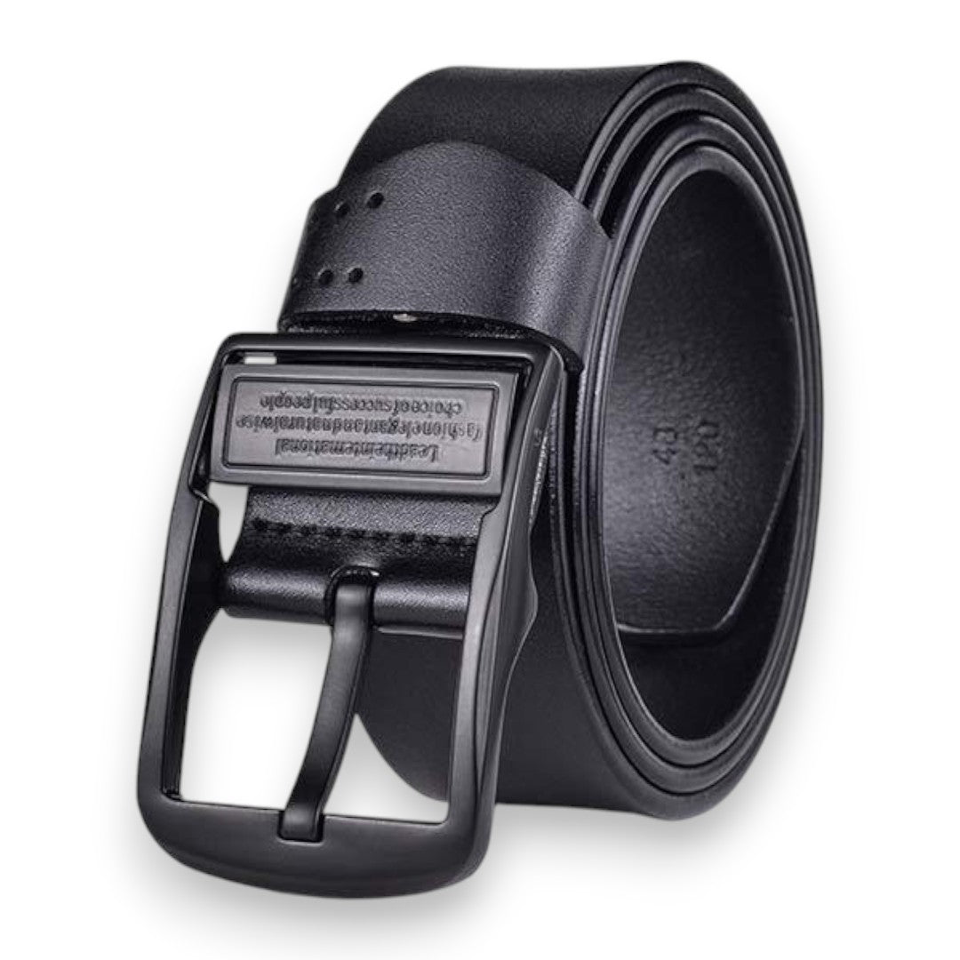 SaintGarnier™ | Classic Leather Pin Buckle Belt – Timeless Elegance