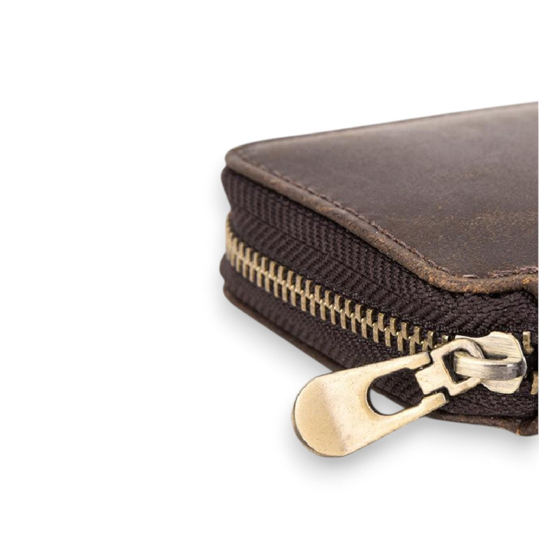 SaintGarnier™ | Handmade Vintage Leather Watch Storage Bag – Secure Elegance