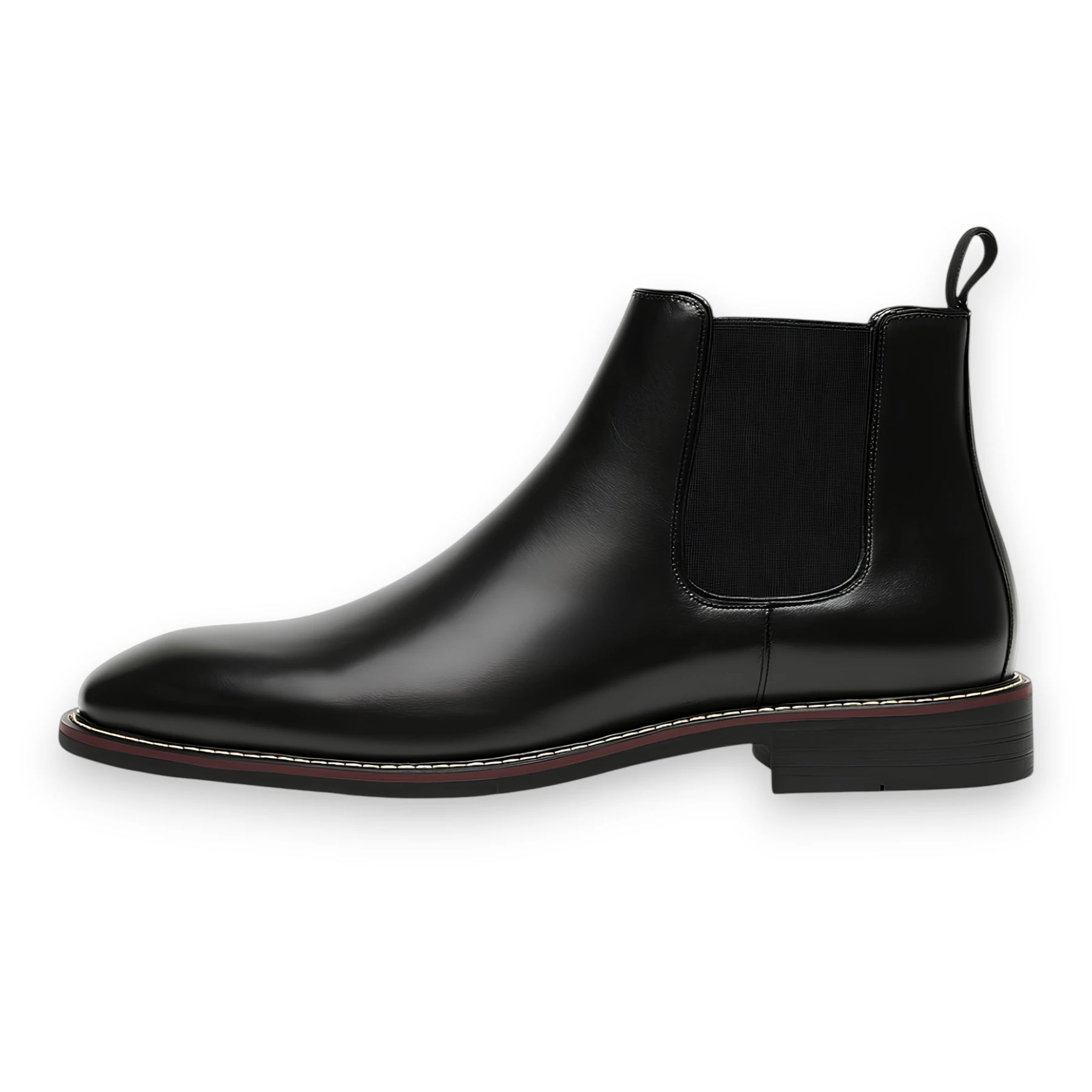 SaintGarnier™ | Men’s Contrast Sole Chelsea Boots