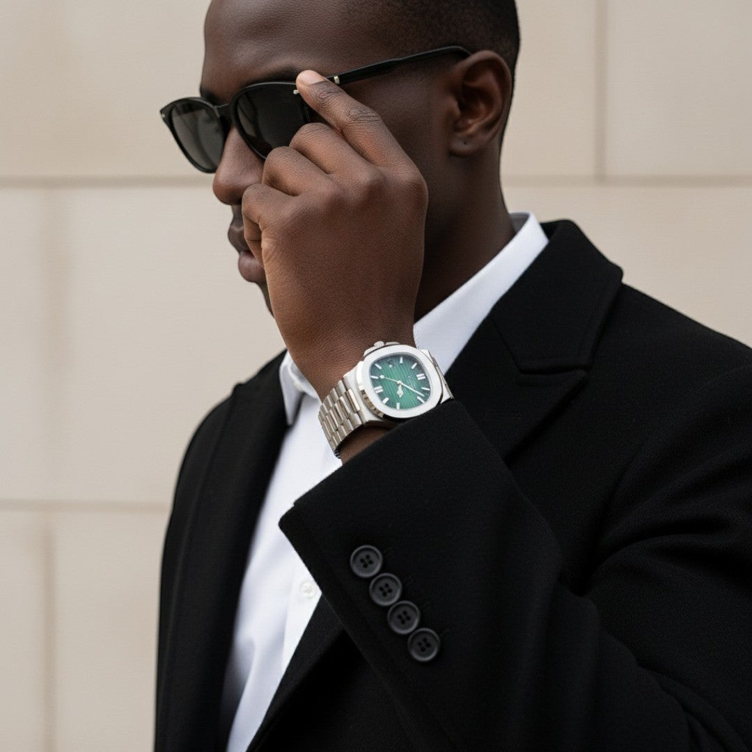 SaintGarnier™ | Nautica Steel Watch – Luxury Design, Everyday Durability