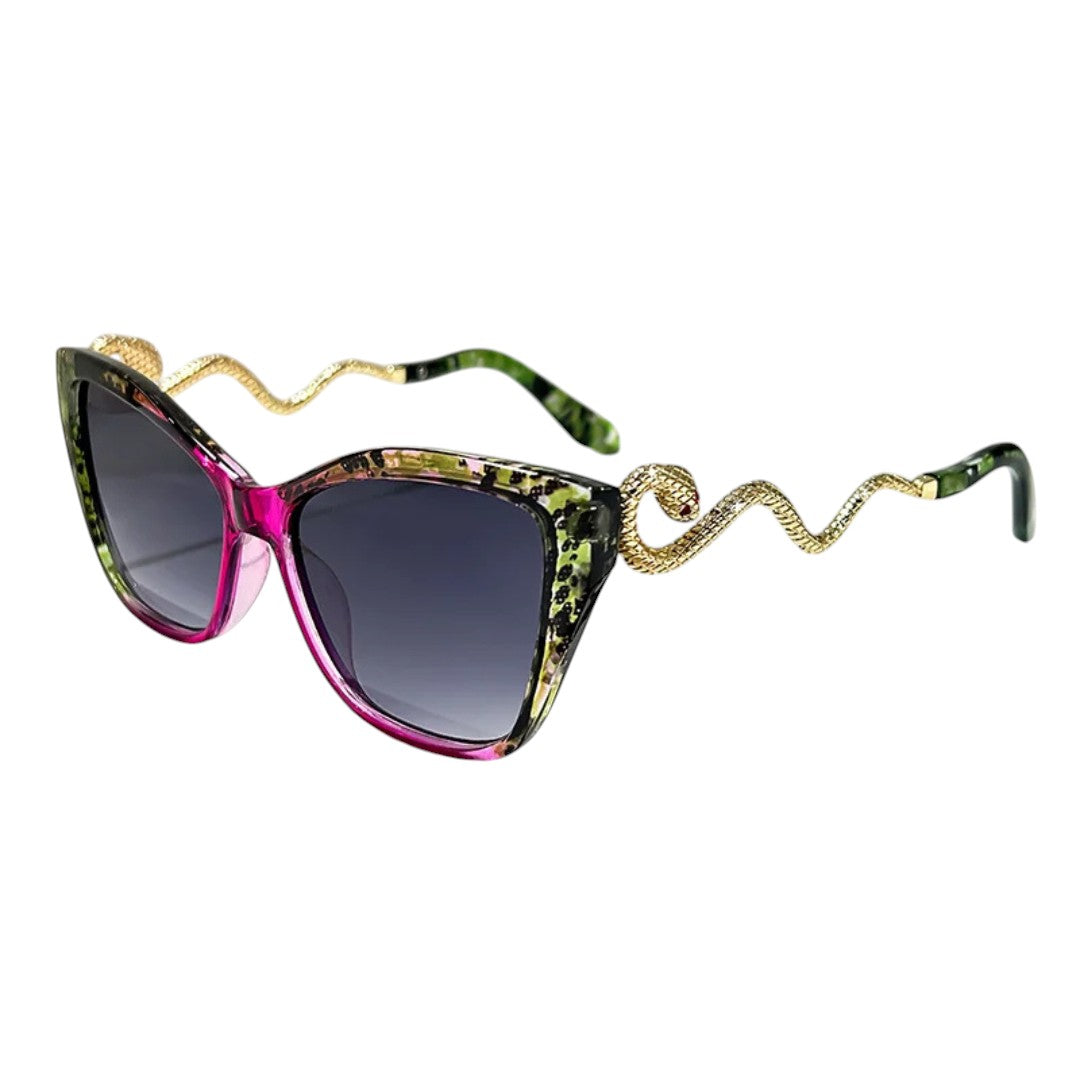 SaintGarnier™ | Serpentina Cat-Eye Sunglasses – Bold Luxury Redefined