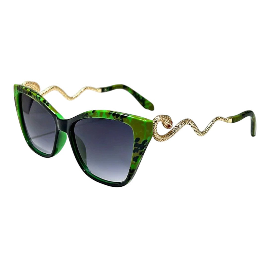 SaintGarnier™ | Serpentina Cat-Eye Sunglasses – Bold Luxury Redefined