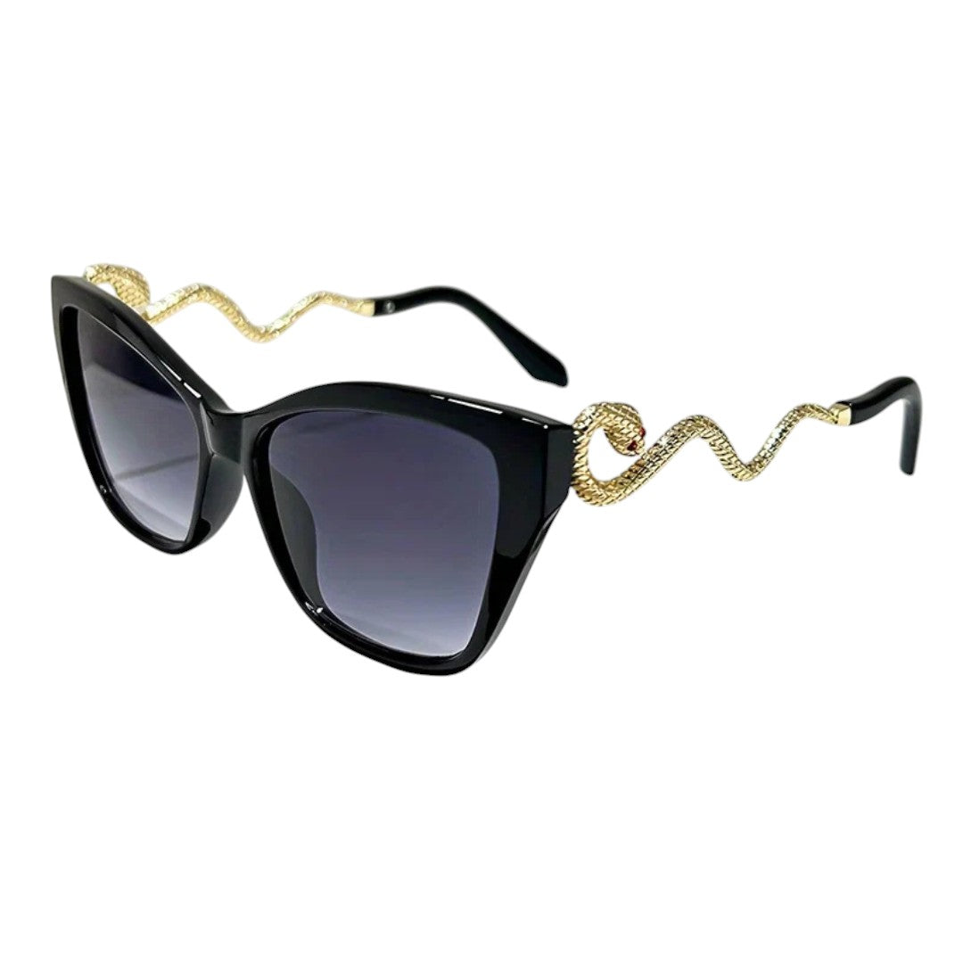 SaintGarnier™ | Serpentina Cat-Eye Sunglasses – Bold Luxury Redefined