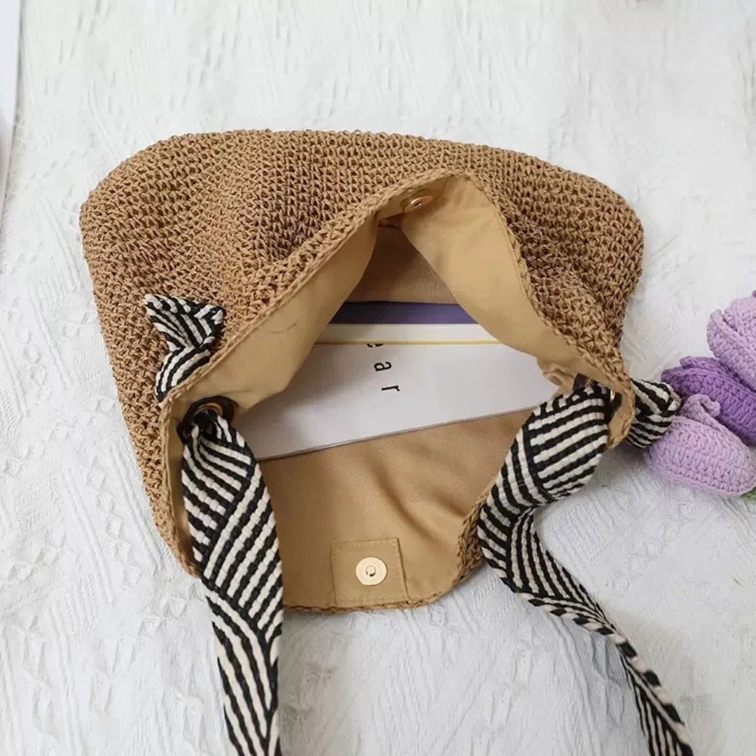 SaintGarnier™ | Solara Woven Tote