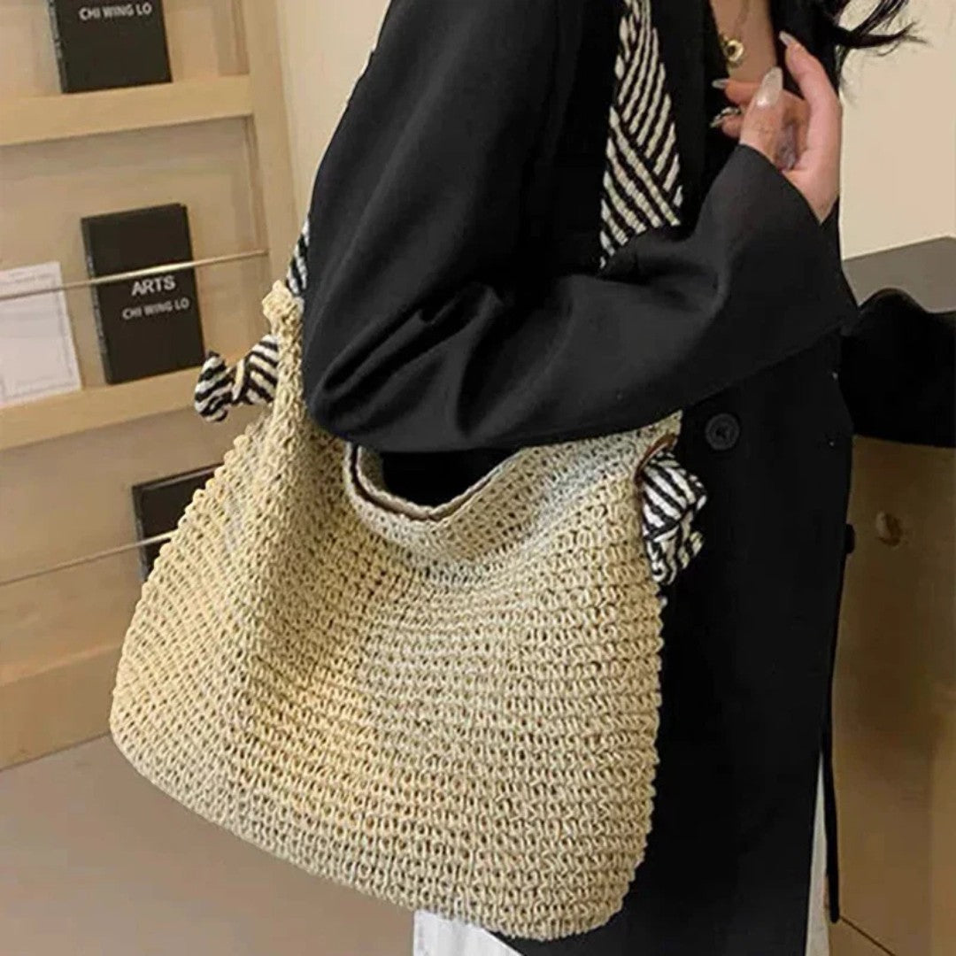 SaintGarnier™ | Solara Woven Tote
