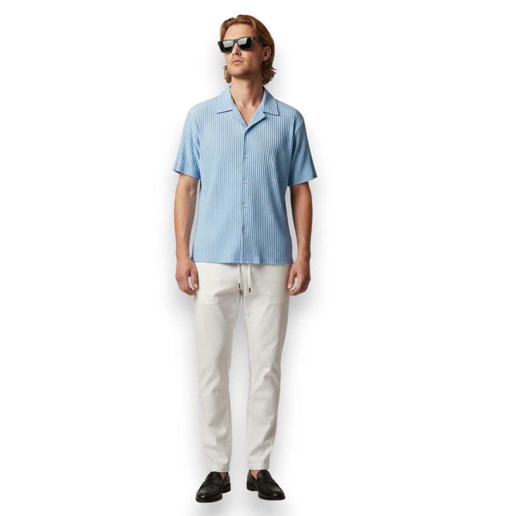 SaintGarnier™ | Urban Stripes Summer Set – Shirt & Trousers