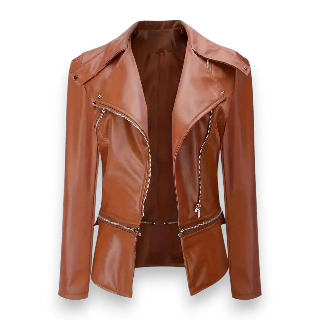 SaintGarnier™ | Aurora Luxe Leather Jacket