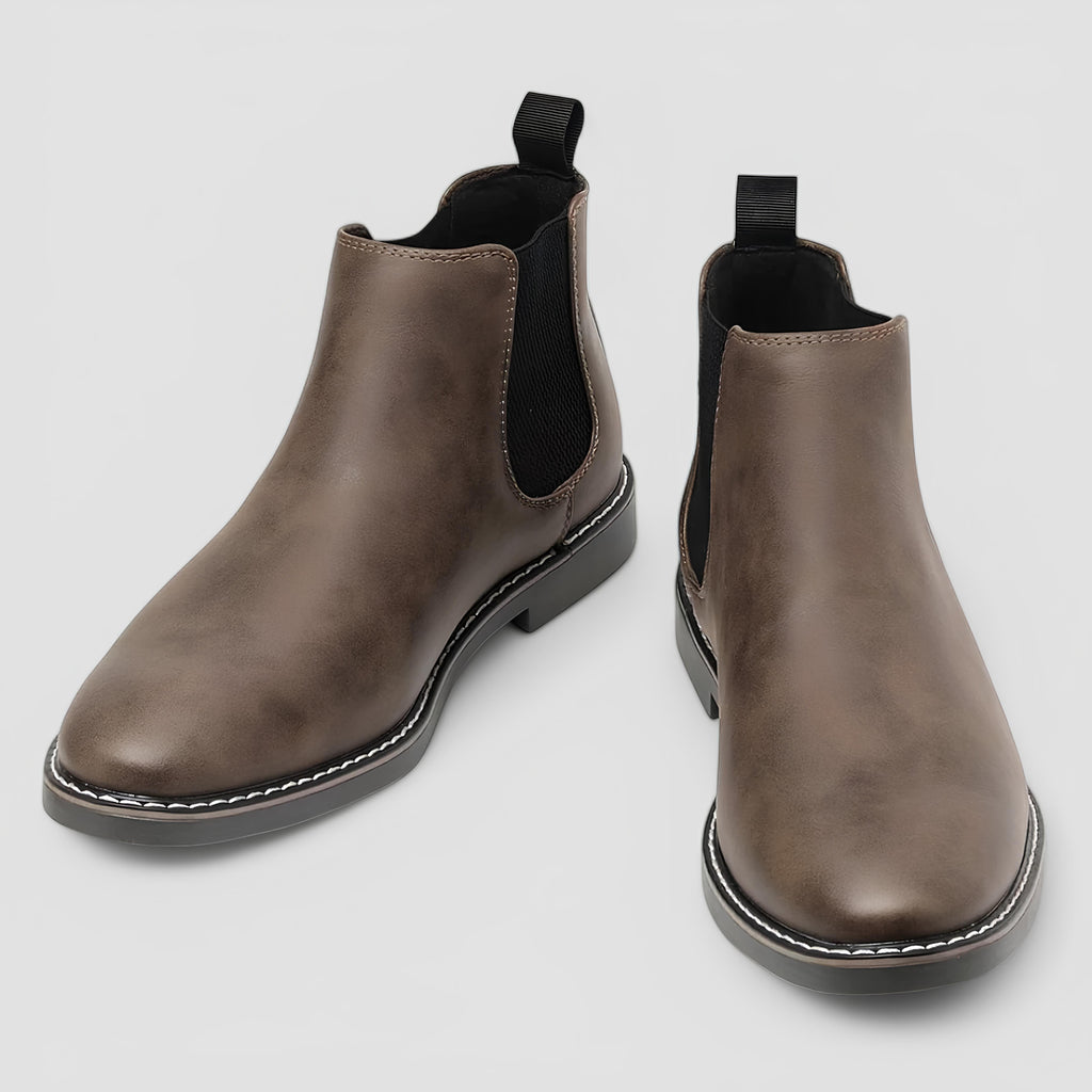 SaintGarnier™ | Men’s Leather Chelsea Boots