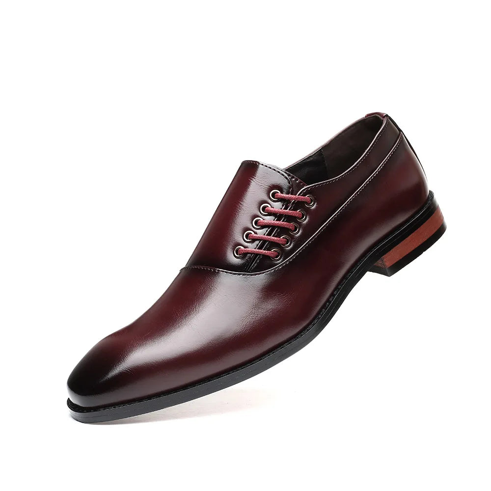 SaintGarnier™ | Men’s Side-Lace Oxford Shoes