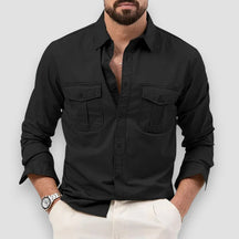 SaintGarnier™ | Pascal Utility Cotton Shirt – Versatile Everyday Style