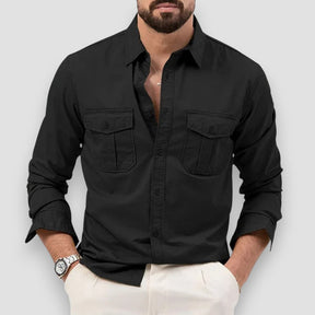 SaintGarnier™ | Pascal Utility Cotton Shirt – Versatile Everyday Style