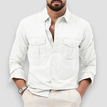 SaintGarnier™ | Pascal Utility Cotton Shirt – Versatile Everyday Style