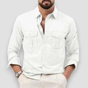 SaintGarnier™ | Pascal Utility Cotton Shirt – Versatile Everyday Style