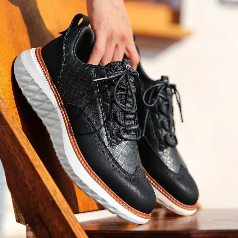 SaintGarnier™ | Men’s Leather Sneakers