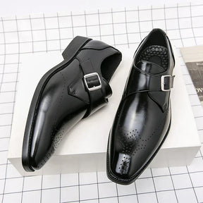 SaintGarnier™ | Vincent Men’s Dress Shoes with Modern Buckle