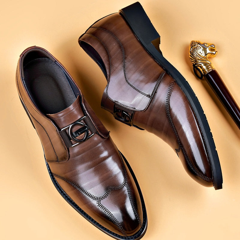 SaintGarnier™ | Men’s Classic Leather Dress Shoes