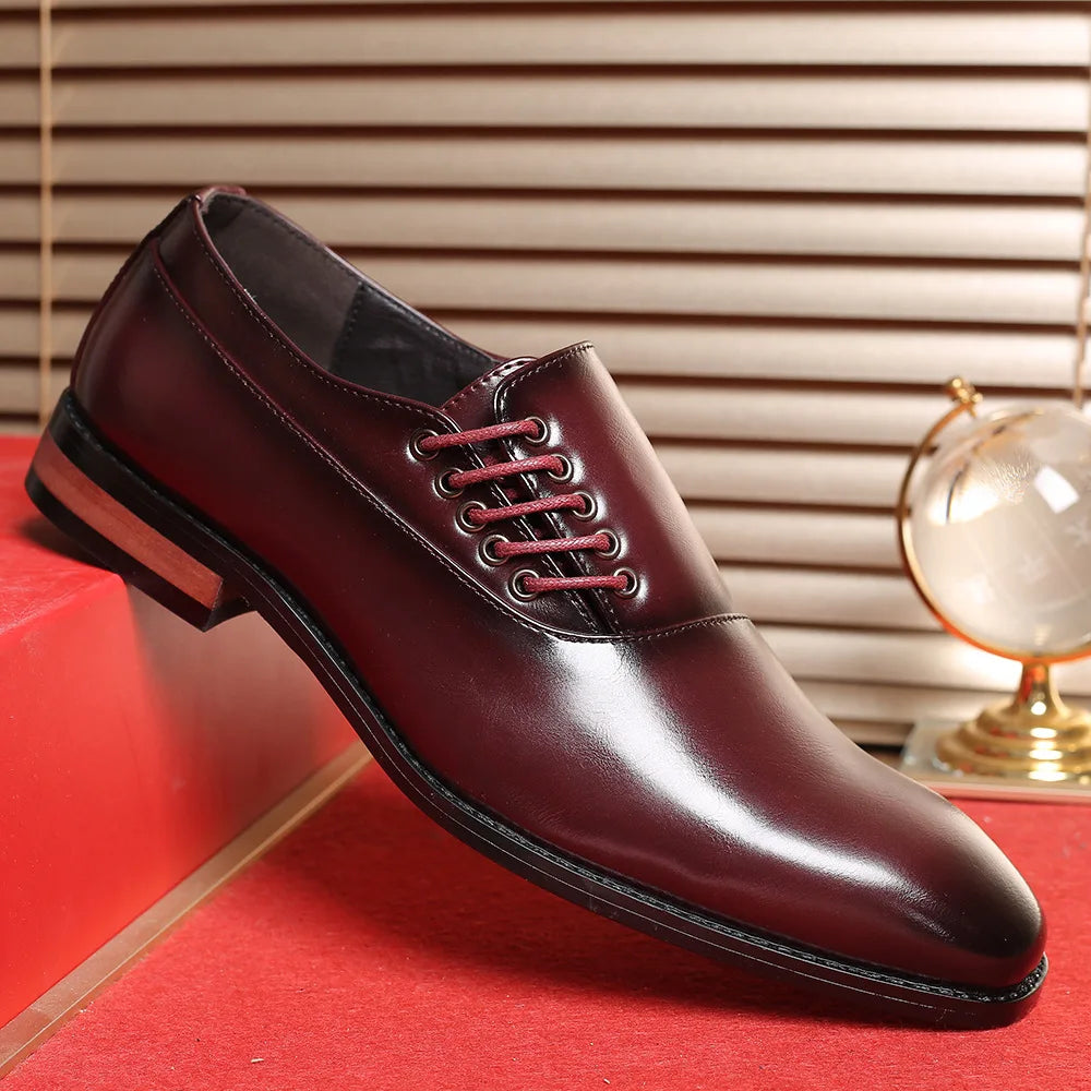 SaintGarnier™ | Men’s Side-Lace Oxford Shoes