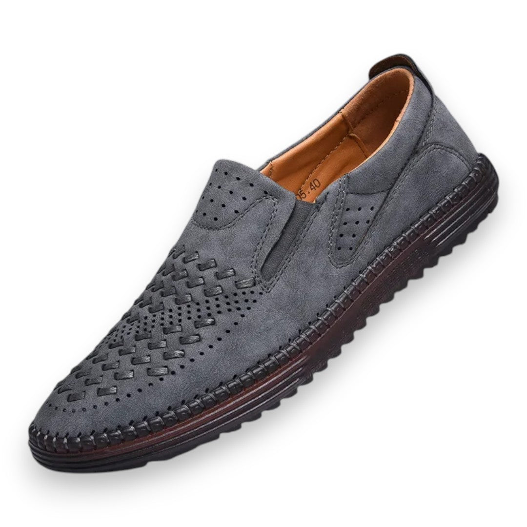 SaintGarnier™ | Étienne Perforated Slip-Ons