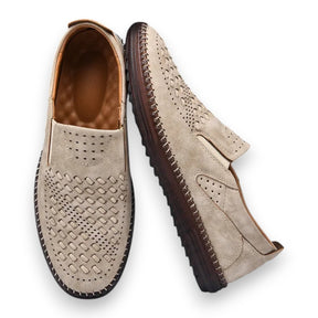 SaintGarnier™ | Étienne Perforated Slip-Ons