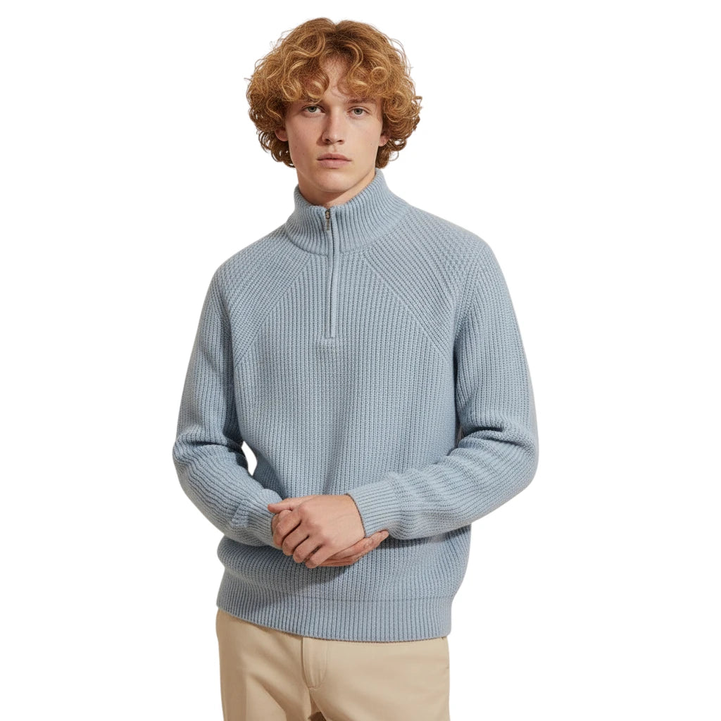 SaintGarnier™ | Adrien Quarter-Zip Knit