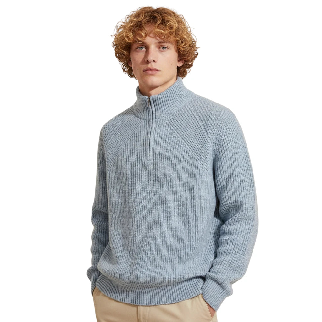 SaintGarnier™ | Adrien Quarter-Zip Knit