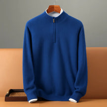 SaintGarnier™ | Alpine Cashmere Quarter-Zip Pullover