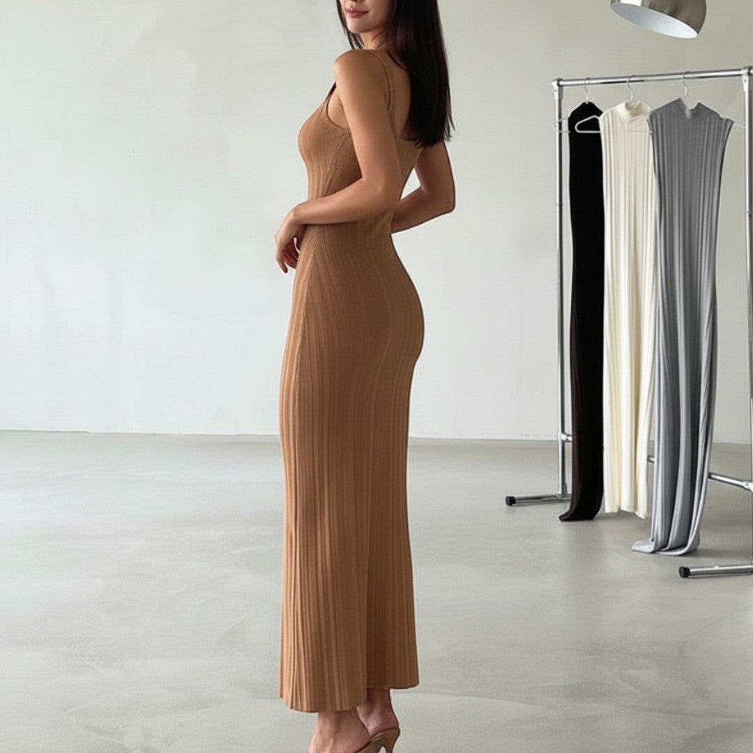 SaintGarnier™ | Amara Knit Maxi Dress