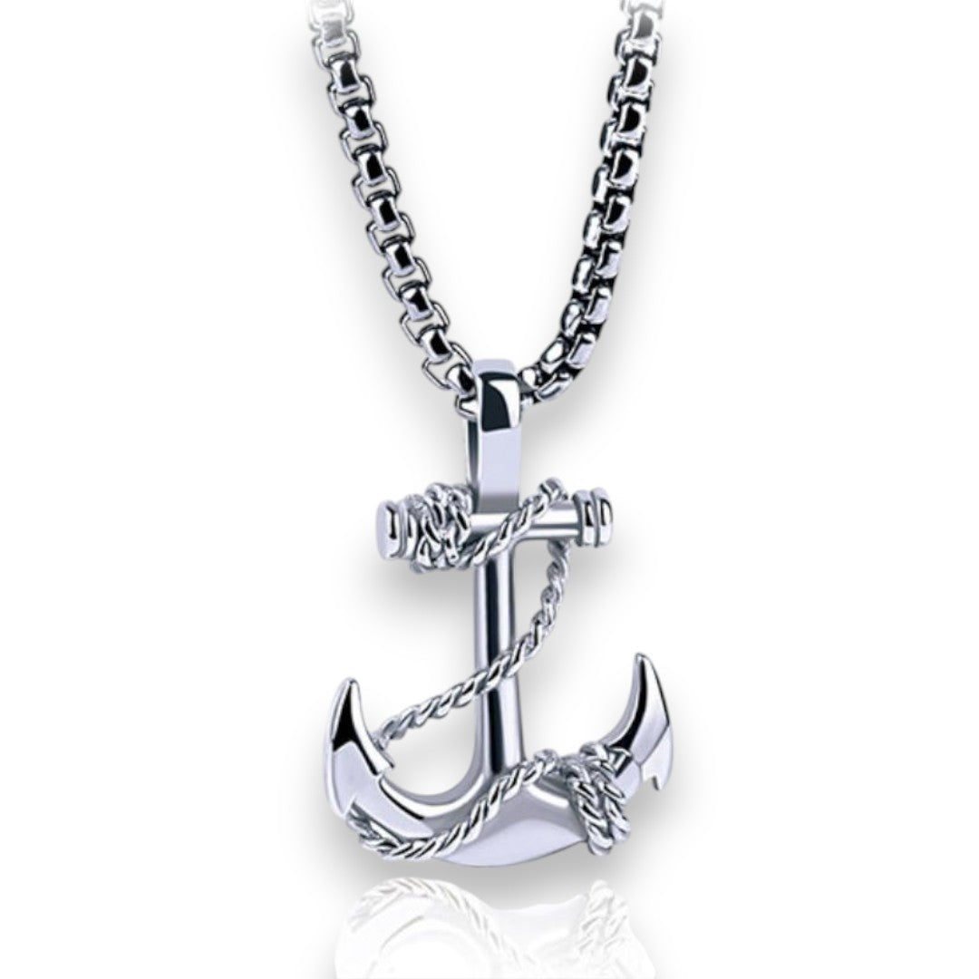 SaintGarnier™ | Anchor Cross Necklace – Faith & Strength