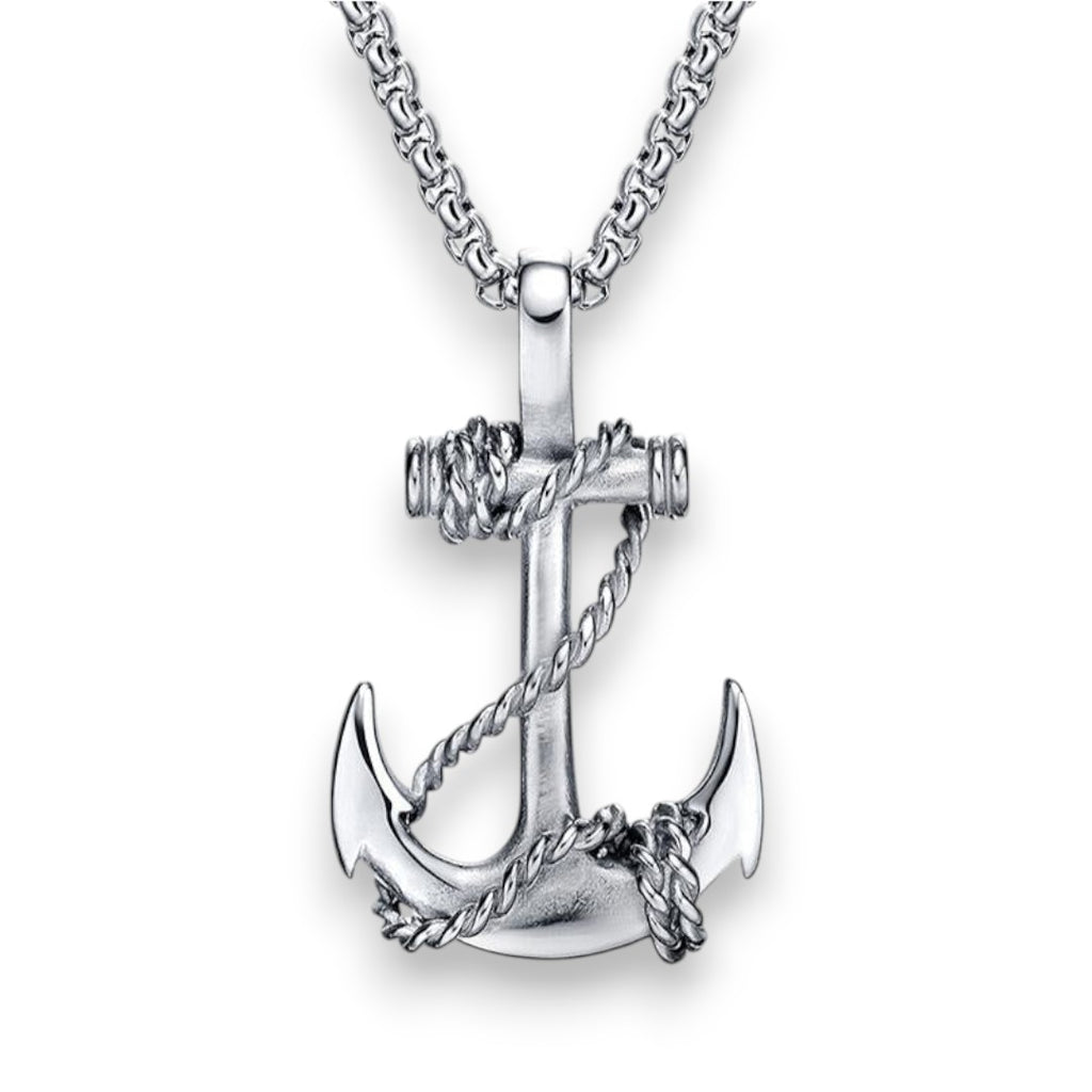 SaintGarnier™ | Anchor Cross Necklace – Faith & Strength