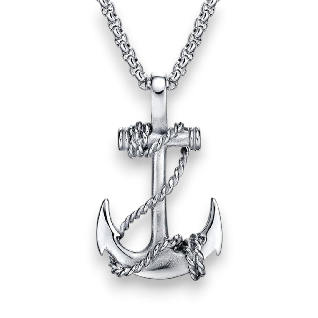 SaintGarnier™ | Anchor Cross Necklace – Faith & Strength