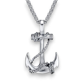 SaintGarnier™ | Anchor Cross Necklace – Faith & Strength
