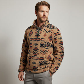 SaintGarnier™ | Andes Patterned Sweatshirt – Bold Heritage Style