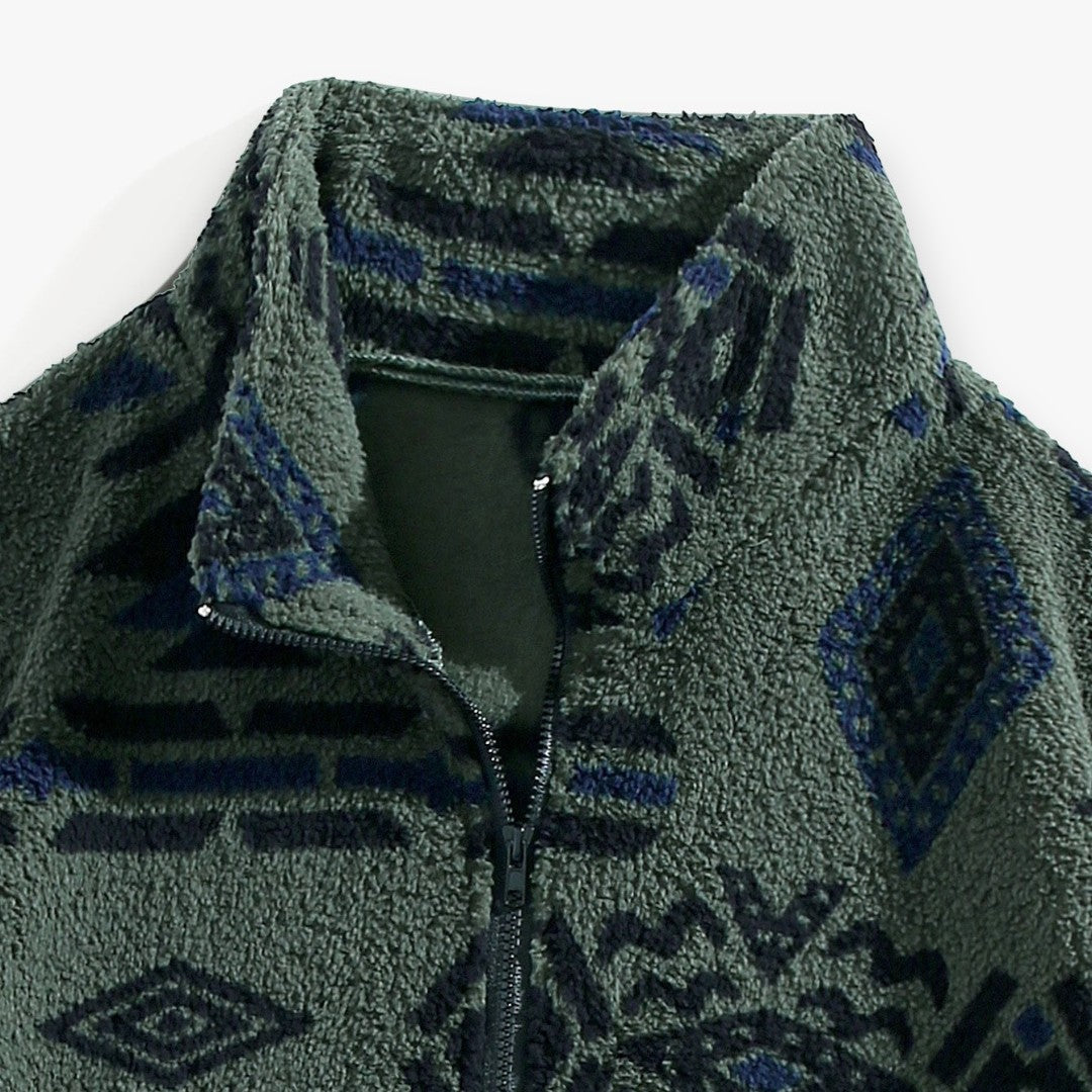 SaintGarnier™ | Andes Patterned Sweatshirt – Bold Heritage Style