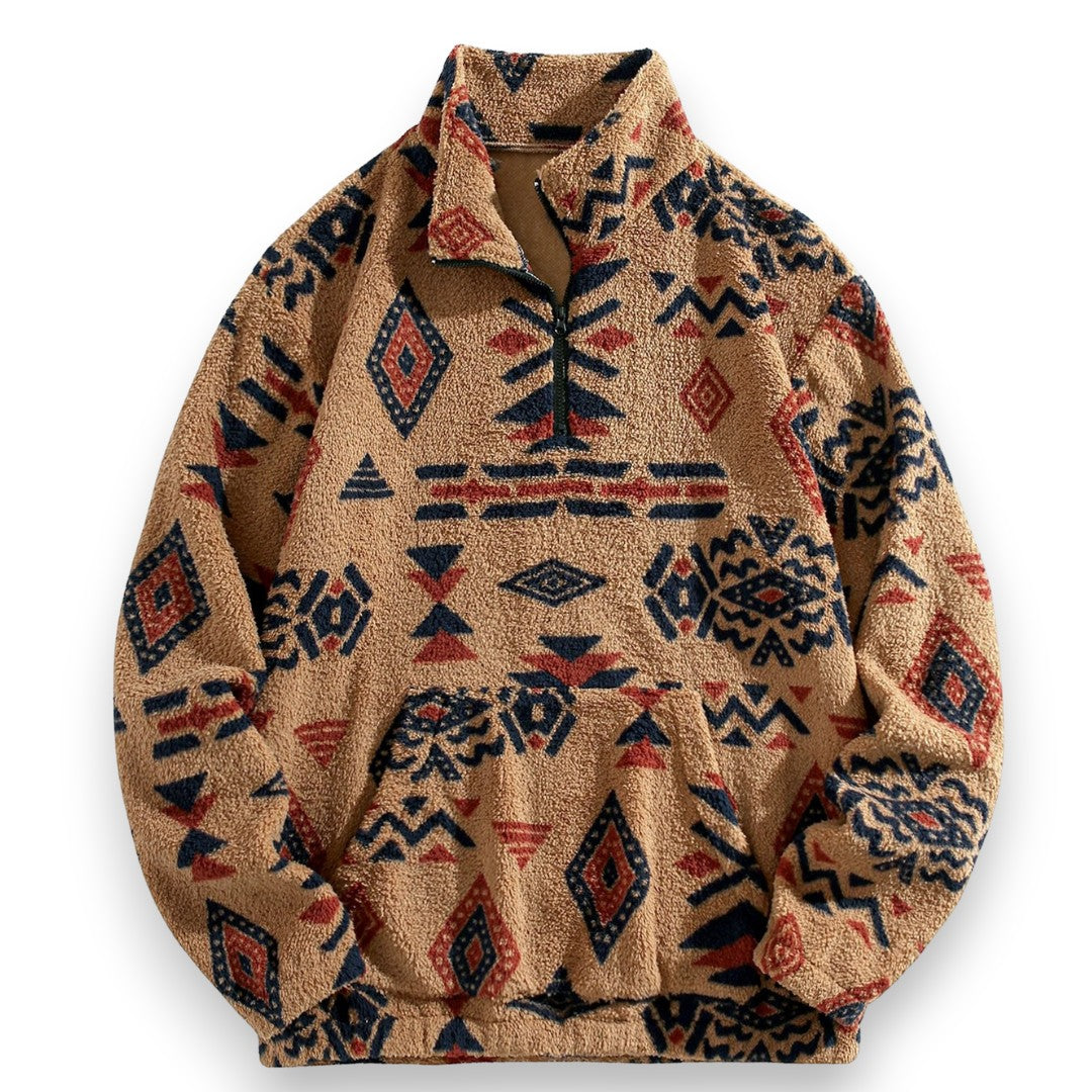 SaintGarnier™ | Andes Patterned Sweatshirt – Bold Heritage Style