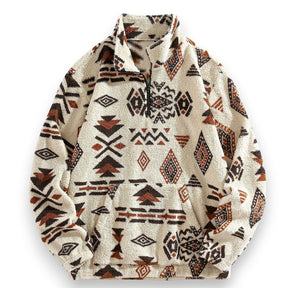 SaintGarnier™ | Andes Patterned Sweatshirt – Bold Heritage Style