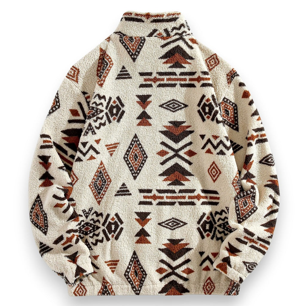 SaintGarnier™ | Andes Patterned Sweatshirt – Bold Heritage Style