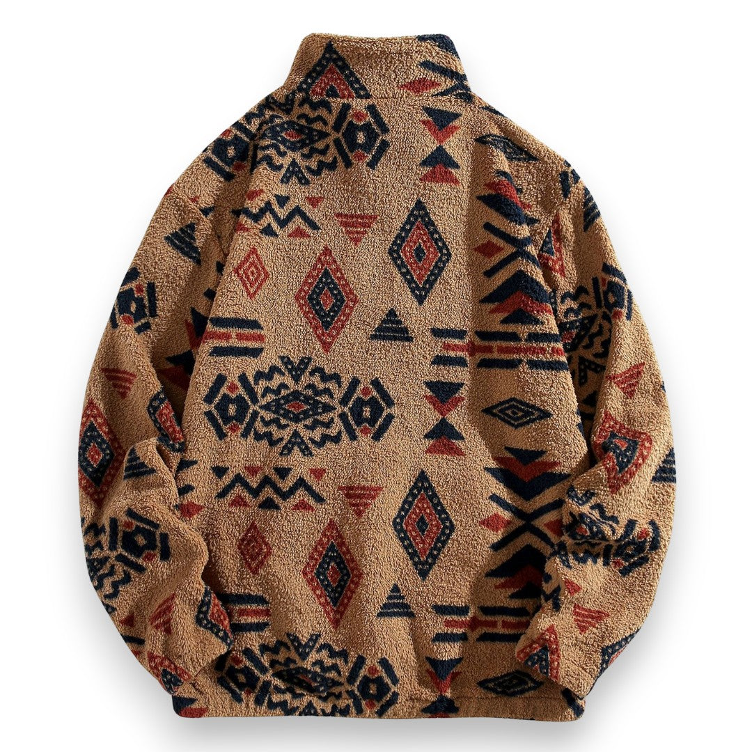 SaintGarnier™ | Andes Patterned Sweatshirt – Bold Heritage Style