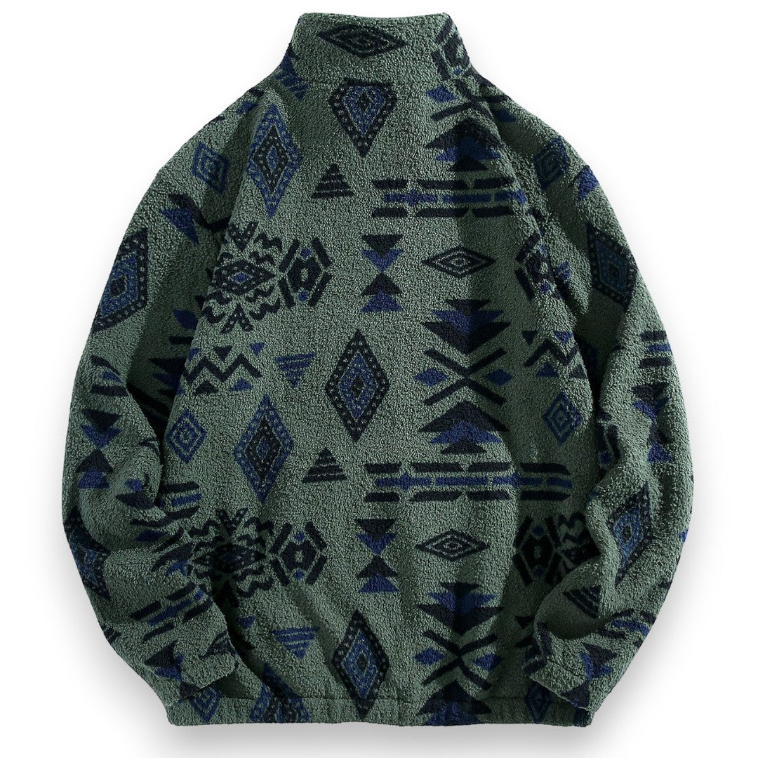 SaintGarnier™ | Andes Patterned Sweatshirt – Bold Heritage Style