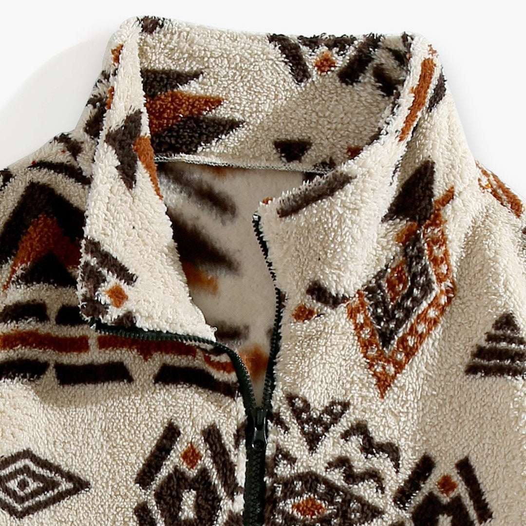 SaintGarnier™ | Andes Patterned Sweatshirt – Bold Heritage Style