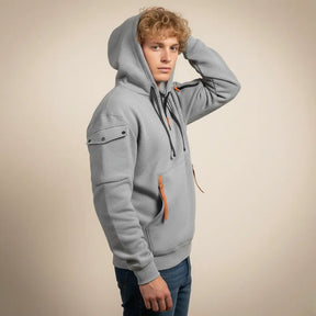 SaintGarnier™ Antoine – Men’s Half Zip Fleece Hoodie