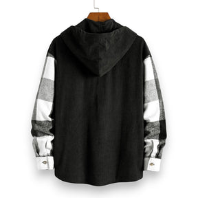 SaintGarnier™ | Aspen Plaid Hooded Overshirt – Winter Casual