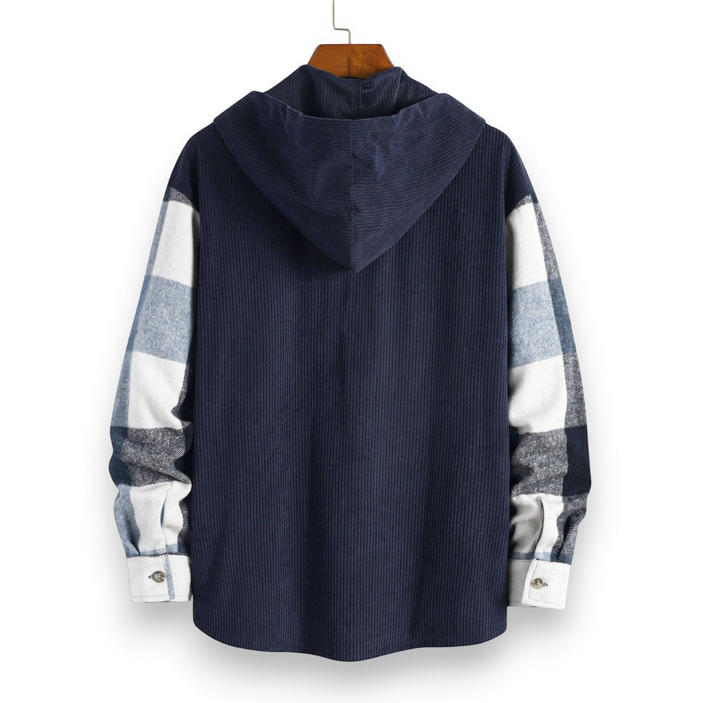 SaintGarnier™ | Aspen Plaid Hooded Overshirt – Winter Casual