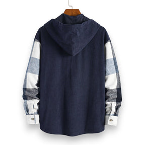 SaintGarnier™ | Aspen Plaid Hooded Overshirt – Winter Casual